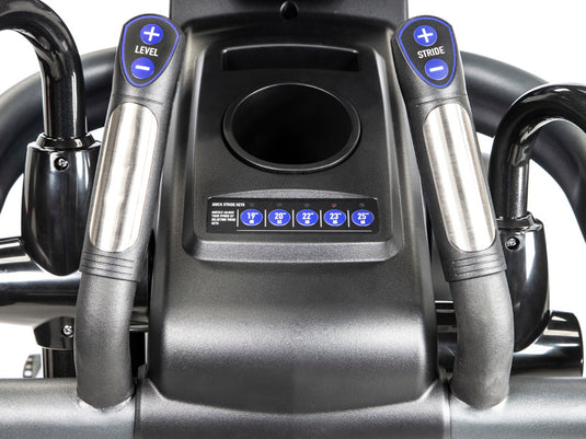 BodyCraft E1200 10" Touchscreen Adjustable-Stride Elliptical