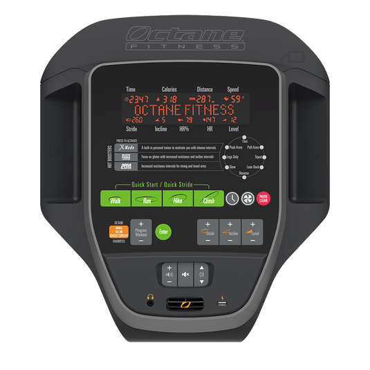 Octane XR6000S Standard Console Recumbent Elliptical