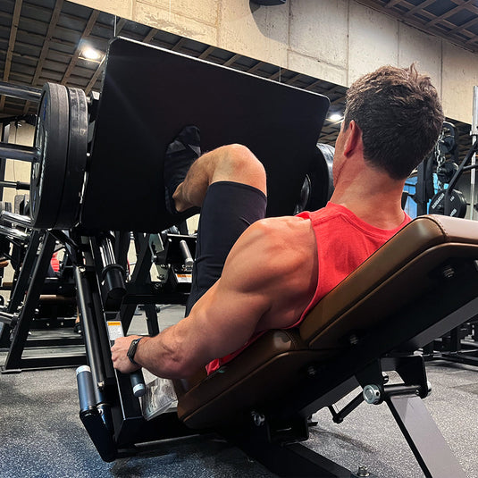 HAMMER STRENGTH PLATE-LOADED LINEAR LEG PRESS
