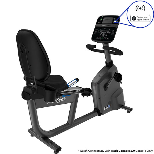 Life Fitness RS3 Lifecycle Recumbent Exercise Bike